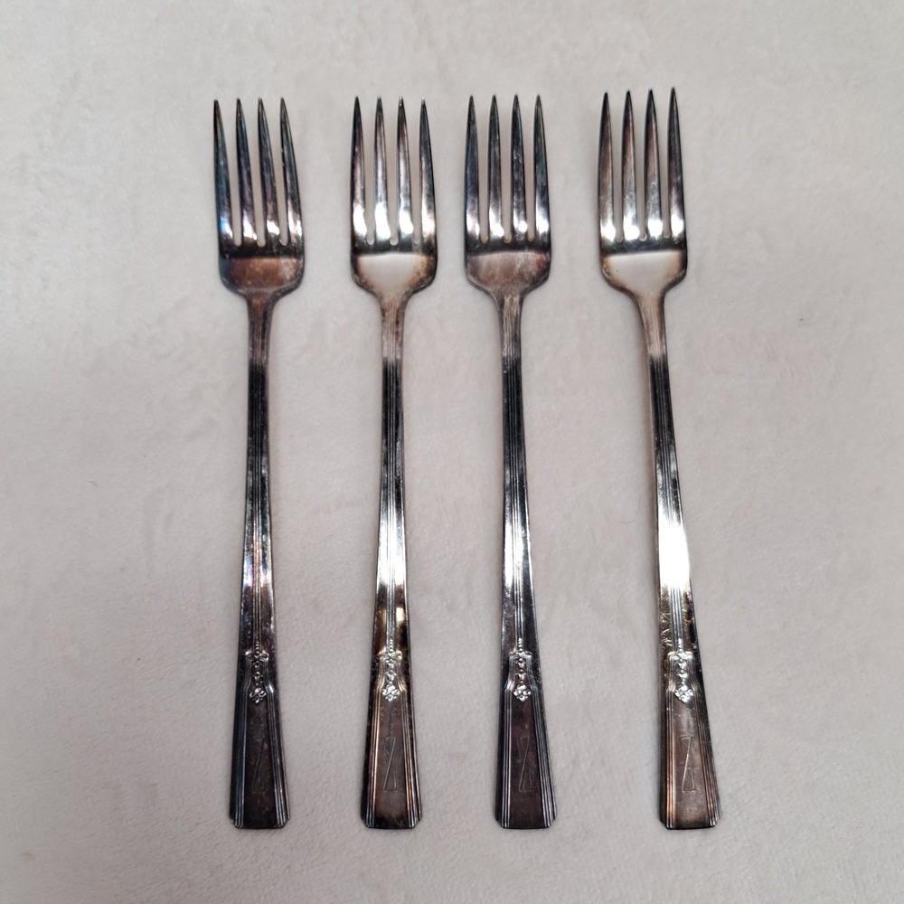 Vintage Silverware Forks WM ROGERS MFG. CO EXTRA PLATE ORIGINAL ROGERS